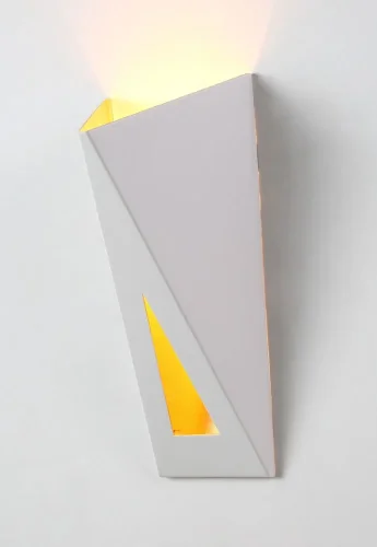 Бра LED CLT 221W WH-GO Crystal Lux белый на 1 лампа, основание белое в стиле современный  фото 2